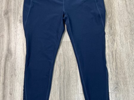 Athletic Leggings By Mondetta In Blue, Size: Xxl on Sale