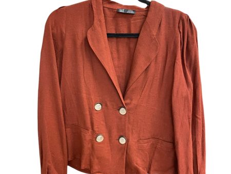 Top Long Sleeve By Zara In Orange, Size: S Hot on Sale