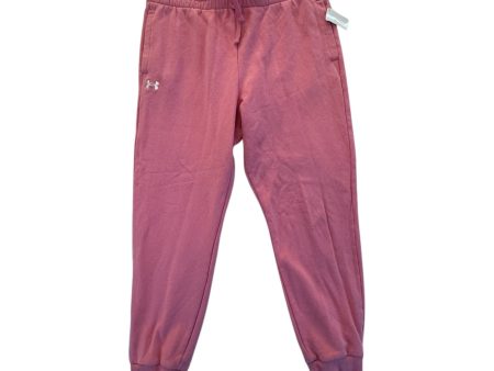 Athletic Pants By Under Armour In Pink, Size: L Online now