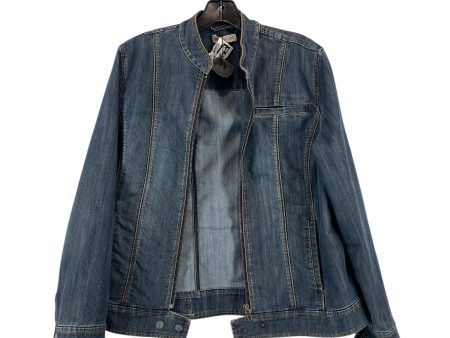 Jacket Denim By Coldwater Creek In Blue Denim, Size: 14 Sale