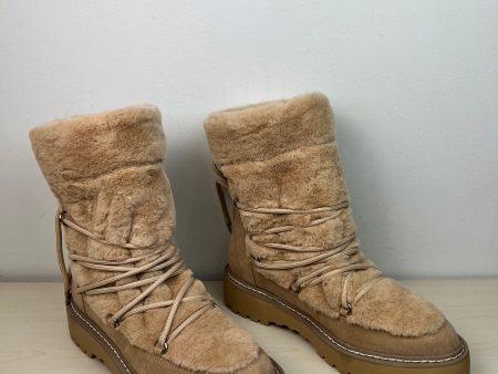 Boots Snow By Jennifer Lopez In Tan, Size: 6.5 Online Hot Sale