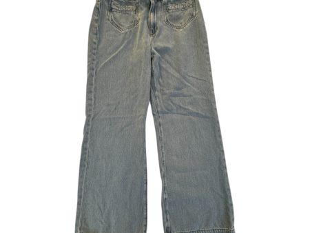 Jeans Wide Leg By Loft In Blue Denim, Size: 4 Supply