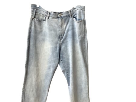 Jeans Straight By Banana Republic In Blue Denim, Size: 14 Discount