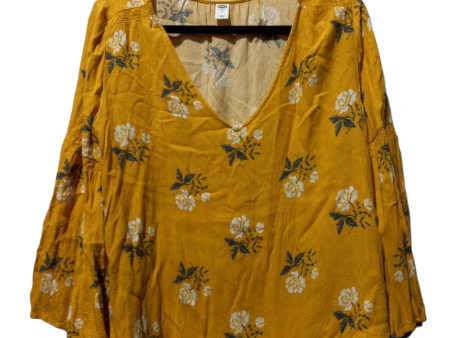 Blouse 3 4 Sleeve By Old Navy  Size: M Cheap