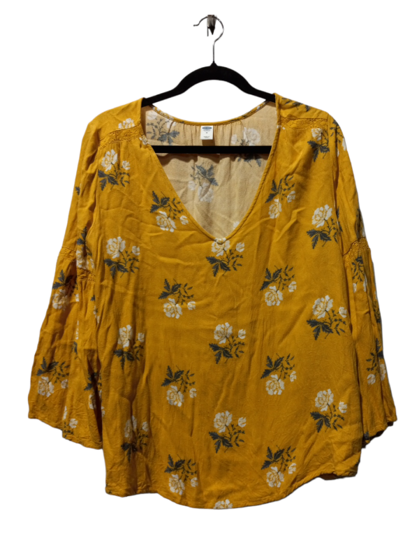 Blouse 3 4 Sleeve By Old Navy  Size: M Cheap