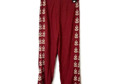 Pants Wide Leg By Basement In Red, Size: M Hot on Sale