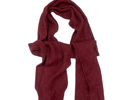 Scarf Winter By Universal Thread In Maroon For Cheap