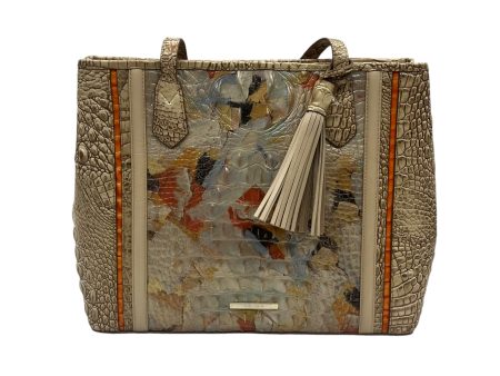 Handbag Designer By Brahmin In Tan, Size:Medium Online now