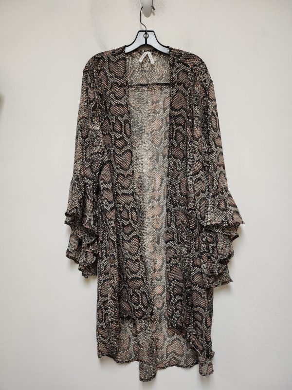 Kimono By Live 4 Truth In Snakeskin Print, Size: 3x Fashion