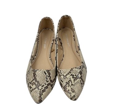 Shoes Flats By Madden Girl In Snakeskin Print, Size: 8.5 on Sale