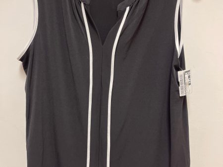 Top Sleeveless By Calvin Klein In Black, Size: M For Cheap