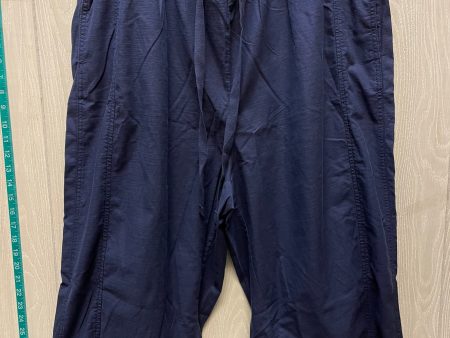 Pants Cropped By Lane Bryant In Navy, Size: 22 Sale