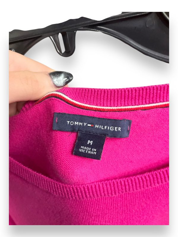 Top Long Sleeve By Tommy Hilfiger In Pink, Size: M For Discount