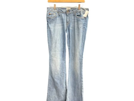 Jeans Boot Cut By Hudson In Blue Denim, Size: 8 Supply