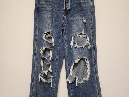 Jeans Wide Leg By Pacsun In Blue Denim, Size: 6 Online Sale