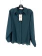 Top Long Sleeve By Zara In Green, Size: L Sale