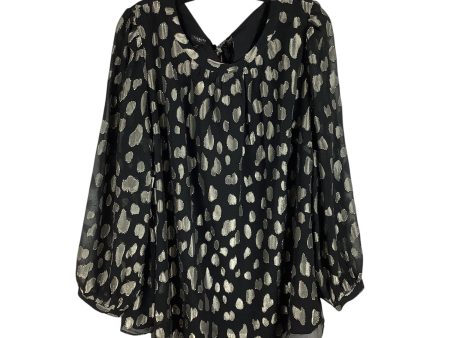 Top Long Sleeve By Talbots In Black, Size: 2x Discount