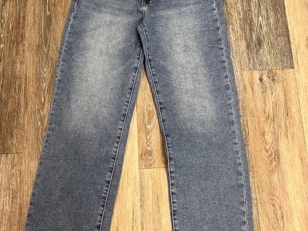 Jeans Straight By Risen In Blue Denim, Size: 5 27 For Cheap