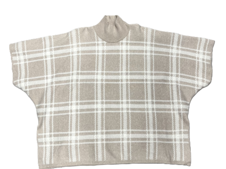 Poncho By Rachel Zoe In Taupe, Size: Osfm For Cheap