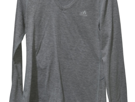 Athletic Top Long Sleeve Crewneck By Adidas  Size: S For Cheap