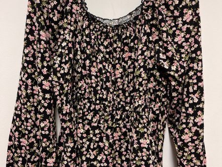 Top Long Sleeve By Torrid In Floral Print, Size: 1x Cheap