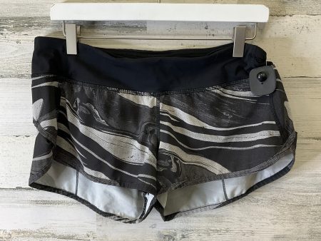 Athletic Shorts By Lululemon In Black & Grey, Size: 8 Online