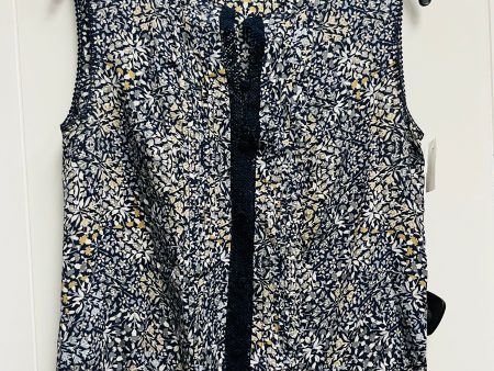 Top Sleeveless Designer By Tory Burch In Blue, Size: S on Sale