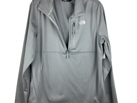 Athletic Jacket By The North Face In Grey, Size: Xl Online now