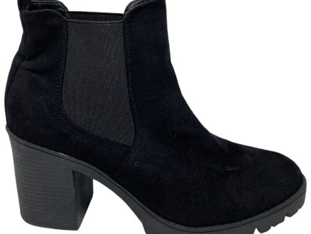 Boots Ankle Heels By Top Shop In Black, Size: 8.5 on Sale