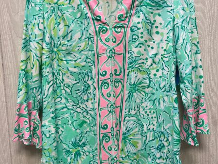 Tunic Designer By Lilly Pulitzer In Green & Pink, Size: Xs Online Sale