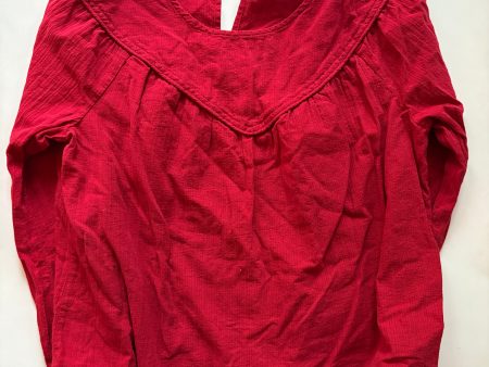 Top Long Sleeve By Universal Thread In Red, Size: M Online