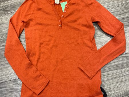 Top Long Sleeve By Telluride In Orange, Size: Xs Fashion