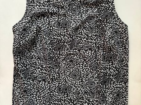 Blouse Sleeveless By Grace In Black & White, Size: 1x For Sale